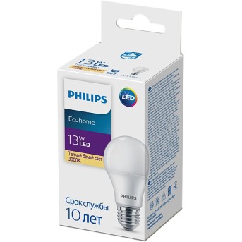 Лампа Philips Ecohome LED Bulb 13W 1150lm E27 830 RCA - Metoo (2)