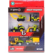 Набор машинок X-Game XGCM6A (6 машинок в уп.)