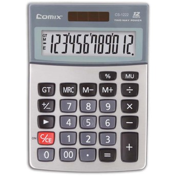 Калькулятор Comix CS-1222 настольный - Metoo (1)