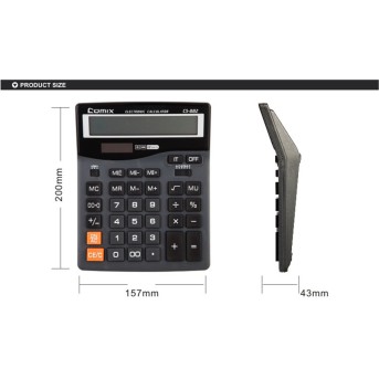 Калькулятор Comix CS-882 бухгалтерский - Metoo (2)