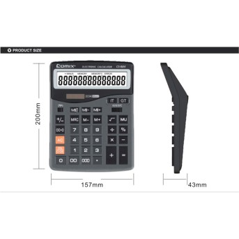 Калькулятор Comix CS-884 бухгалтерский - Metoo (2)