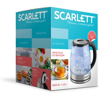 Электрический чайник Scarlett SC-EK27G70 - Metoo (3)