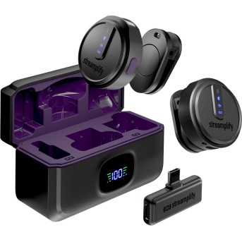 Петличный микрофон Streamplify MIC GO в Metoo.kz - Metoo (1)