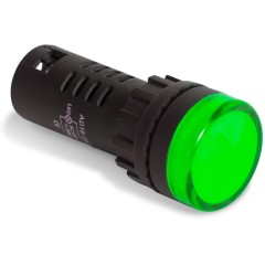 Лампа светодиодная универсальная Deluxe AD16-22D 220V AC/<wbr>DC (зелёная)