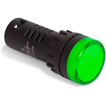 Лампа светодиодная универсальная Deluxe AD16-22D 220V AC/<wbr>DC (зелёная) - Metoo (1)
