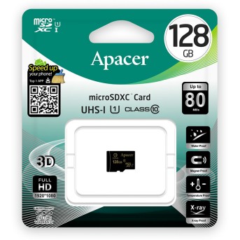 Карта памяти Apacer AP128GMCSX10U1-R 128GB - Metoo (2)