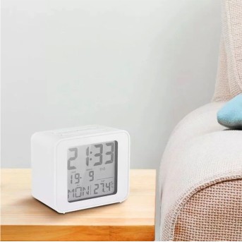 Часы с термометром Kitfort КТ-3303-2 белый - Metoo (3)