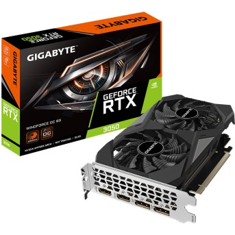 Видеокарта Gigabyte (GV-N3050WF2OC-6GD) RTX3050 WINDFORCE OC 6G - Metoo (3)
