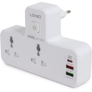 Сетевой фильтр LDNIO Universal SC2311 2 розетки 2*USB быстрой зарядки PD/QC 1 USB-C/A