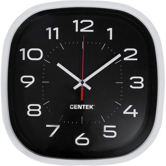 Часы настенные Centek СТ-7106 <Black> (черный) - Metoo (1)