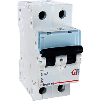 Автоматический выключатель Legrand 404039 2П C 6A TX3 6000/6kA в Metoo.kz - Metoo (1)