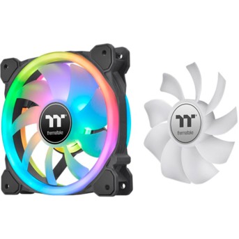 Кулер для компьютерного корпуса Thermaltake SWAFAN 12 RGB Radiator Fan TT Premium Edition (3-Fan Pac - Metoo (1)