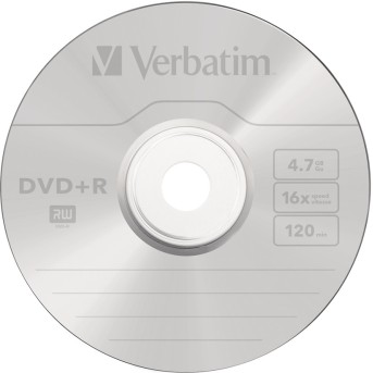 Диск DVD+R Verbatim (43500) 4.7GB 25штук Незаписанный - Metoo (1)