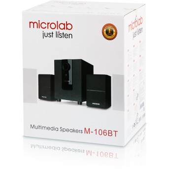 Акустическая система Microlab M-106BT Чёрный - Metoo (3)