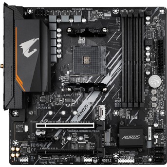 Материнская плата Gigabyte B550M AORUS ELITE AX - Metoo (2)