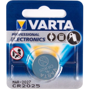 Батарейка VARTA Lithium CR2025 3V (1 шт) - Metoo (1)