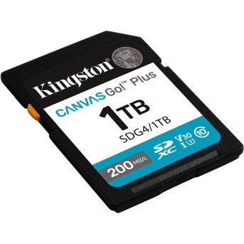 Карта памяти Kingston SDG4/<wbr>1TB Canvas Go Plus Gen4 C10 UHS-I U3 V30 1TB - Metoo (2)