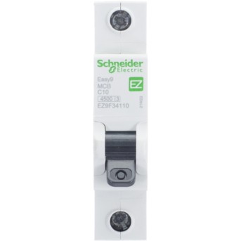 Автоматический выключатель Schneider Electric EZ9F34110 EASY 9 1П 10А С 4.5кА 230В - Metoo (2)