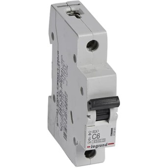 Автоматический выключатель Legrand 419661 1П C 6A RX3 4,5kA в Metoo.kz - Metoo (1)