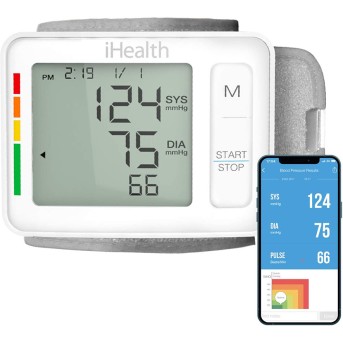 Умный наручный тонометр iHealth PUSH Wrist Smart Blood Pressure Monitor CONNECTABLE - Metoo (2)