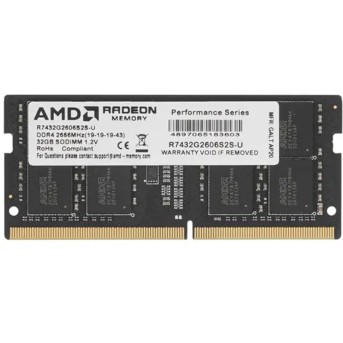 Модуль памяти для ноутбука AMD Radeon R7432G2606S2S-U DDR4 32GB - Metoo (1)