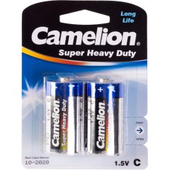 Батарейка CAMELION Super Heavy Duty R14P-BP2B