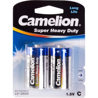 Батарейка CAMELION Super Heavy Duty R14P-BP2B - Metoo (1)