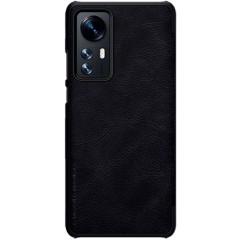 Чехол для телефона NILLKIN для Xiaomi 12/<wbr>12X QLC-01 Qin Leather Case Чёрный
