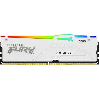 Модуль памяти Kingston FURY Beast White RGB EXPO KF552C36BWEA-16 DDR5 16GB 5200MHz - Metoo (2)