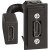 Розетка HDMI Bticino K4284P Living Now с накладкой на 1 модуль Чёрный - Metoo (2)