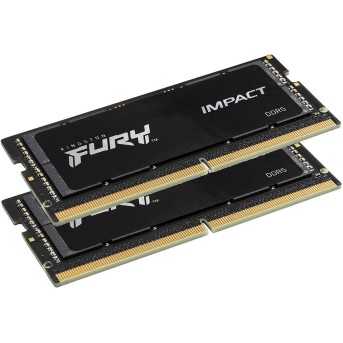 Комплект модулей памяти Kingston FURY Impact Black PnP KF548S38IBK2-64 DDR5 64GB (Kit 2x32GB) 4800MH - Metoo (3)