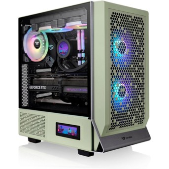 Компьютерный корпус Thermaltake Ceres 300 TG ARGB Matcha Green без Б/<wbr>П - Metoo (1)