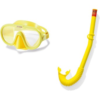 Набор для плавания Intex 55642 в упаковке: маска, трубка - Metoo (1)