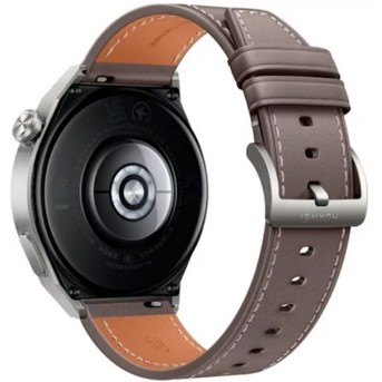 Смарт часы Huawei Watch GT 3 Pro ODN-B19 46mm Gray Leather Strap - Metoo (3)