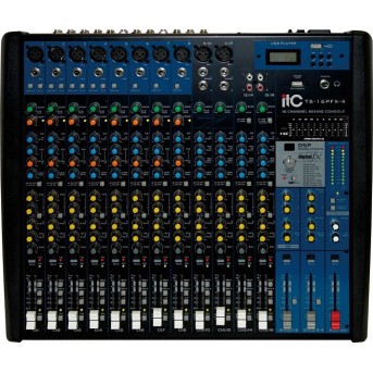 Микшер ITC TS-16PFX-4 в Metoo.kz - Metoo (1)