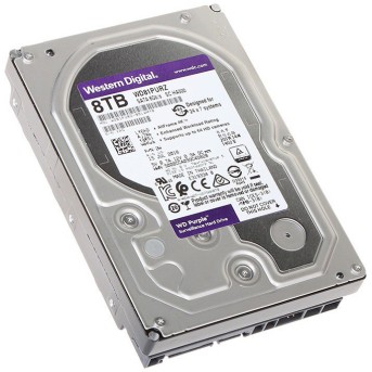 Жёсткий диск для видеонаблюдения Western Digital Purple HDD 8Tb WD81PURZ - Metoo (3)