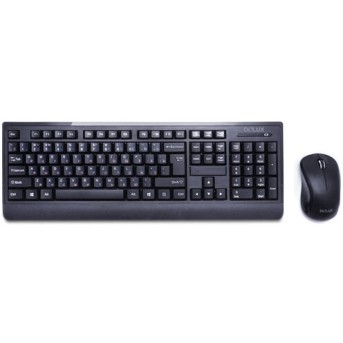 Комплект Клавиатура + Мышь Delux DLD-6091OGB - Metoo (1)