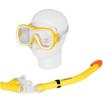 Набор для плавания Intex 55647 в упаковке: маска, трубка - Metoo (1)