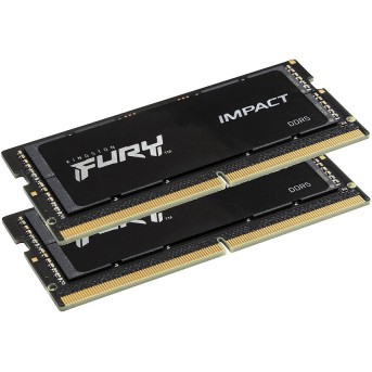 Комплект модулей памяти Kingston Fury Impact KF548S38IBK2-32 DDR5 32GB (Kit 2x16GB) 4800MHz - Metoo (3)