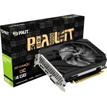 Видеокарта PALIT GTX1650 STORMX OC DDR6 4G (NE61650U18G1-166F) - Metoo (3)
