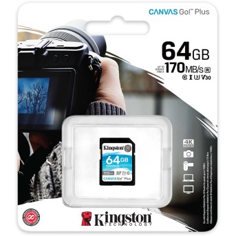 Карта памяти Kingston SDG3/<wbr>64GB SD 64GB - Metoo (1)