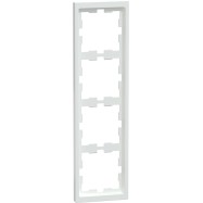 Рамка MERTEN MTN4040-6535 D-Life 4 постовая белый лотос