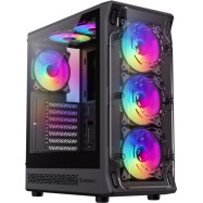 Компьютерный корпус Gamemax Starlight 2 AB Black без Б/П
