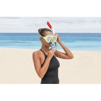 Набор для плавания Bestway 24053 в упаковке: маска, трубка в Metoo.kz - Metoo (2)