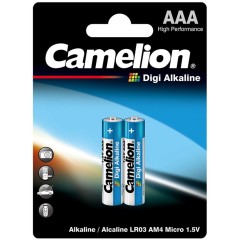 Батарейка CAMELION Digi Alkaline LR03-BP2DG 2 шт. в блистере