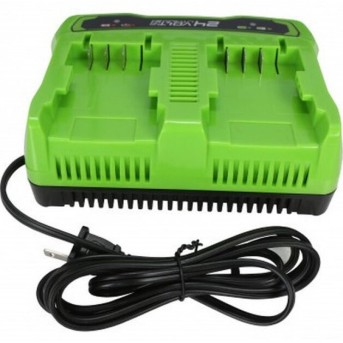 Зарядное устройство для 2-х аккумуляторов Greenworks G24X2UC2 24V - Metoo (3)