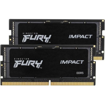 Комплект модулей памяти Kingston FURY Impact KF548S38IBK2-16 DDR5 16GB (Kit 2x8GB) 4800MHz - Metoo (2)