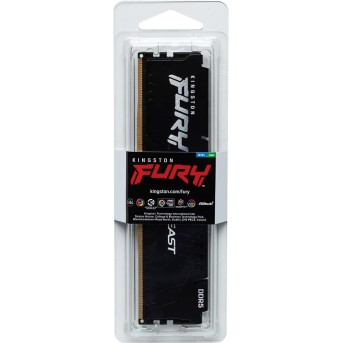 Модуль памяти Kingston Fury Beast Black AMD KF552C36BBE-16 DDR5 16GB 5200MHz - Metoo (3)