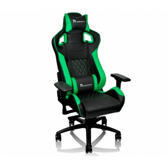 Игровое компьютерное кресло Thermaltake GTF 100 Black & Green - Metoo (1)
