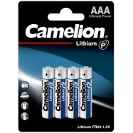 Батарейка CAMELION Lithium P7 FR03-BP4 4 шт. в блистере